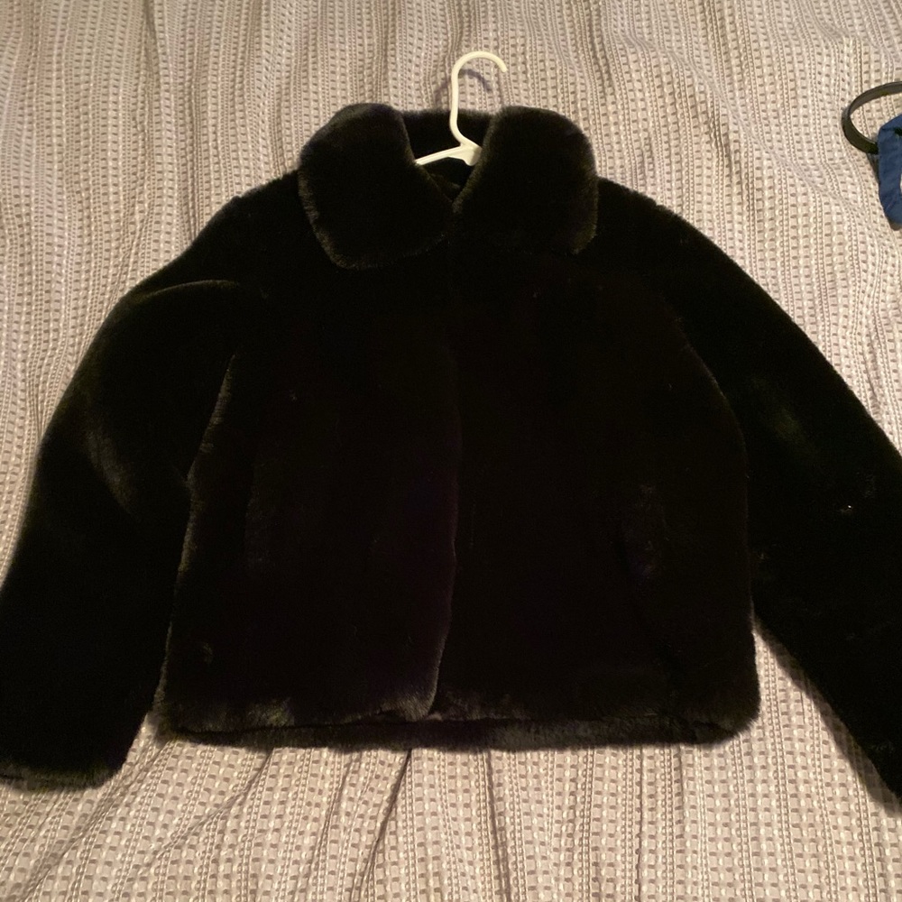 Brandy faux fur jacket